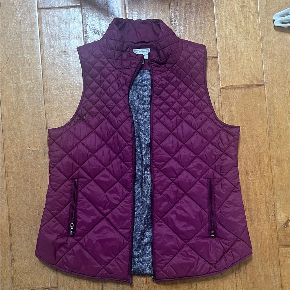 G.H. Bass & Co. Women's Quilted Vest - Deep Purple